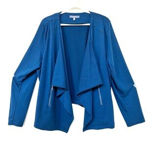 2 Way Drape Front or Wrap ~ 3 Season Jacket Top ~ Lisa Rinna Collection ~ XL